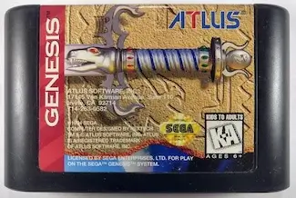 Crusader of Centy Genesis cartridge - Zelda-style action RPG