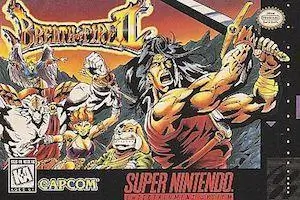 Breath of Fire II SNES box art with Ryu and colorful cast in action pose
