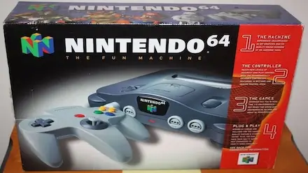 The Nintendo 64 Console Boxed