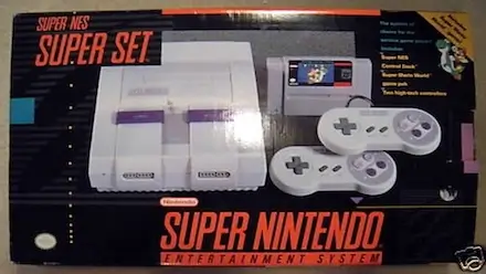 Super Nintendo Console Boxed