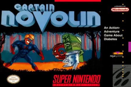 Captain Novolin SNES box art