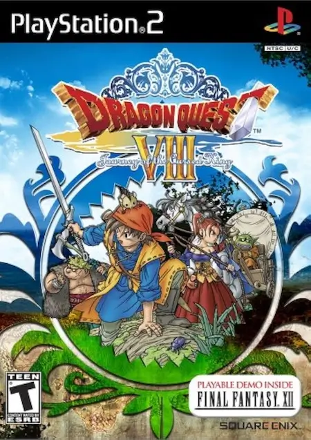 Dragon Quest VIII Journey of the Cursed King PS2 box art
