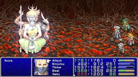 Final Fantasy 4 GBA Boss Battle – Asura and Leviathan