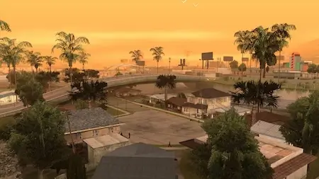 PS2 GTA San Andreas Huge World