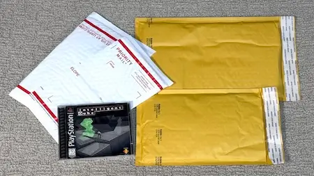 How to ship jewel case games in the mail.