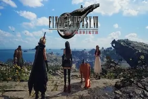 Final Fantasy VII Rebirth open world map showing side quest markers.