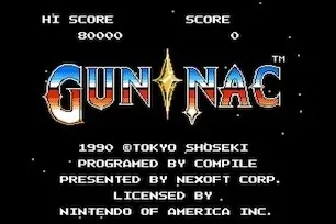 Very fun but silly Nintendo NES Shoot'em Up called Gun Nac.