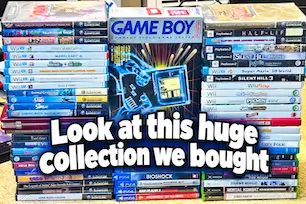 One of our most recent video game collections we just bought from Colorado.