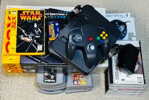 A Nice Retro Video Game Collection Sells to Us From Connecticut.