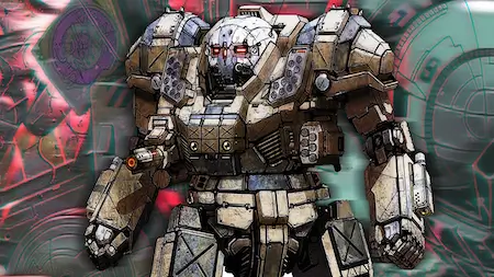 MechWarrior 2 Mercenaries Atlas mech artwork – iconic BattleTech war machine
