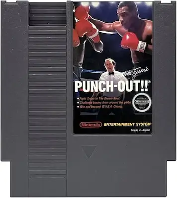 Mike Tysons Punch Out Version with White Bullets
