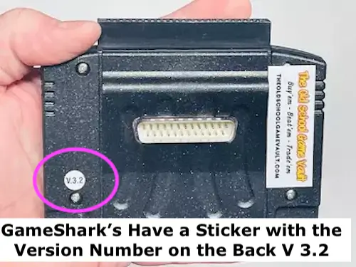 Back view of GameShark Pro v3.2 showing parallel port