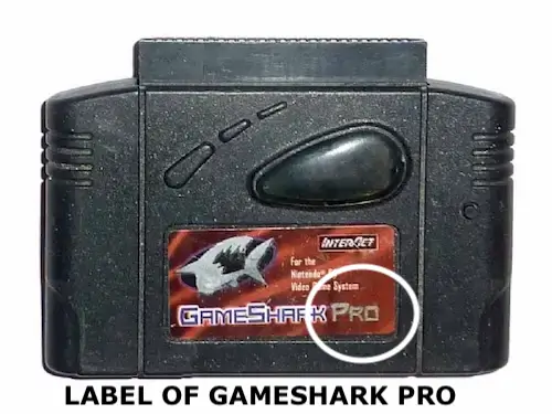 GameShark Pro for Nintendo 64 cartridge