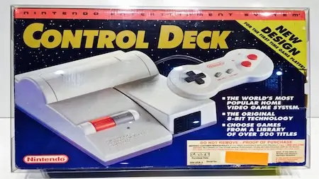 Original Nintendo NES Control Deck Top Loader console box – redesigned NES system for retro gamers