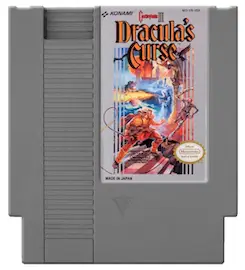 Castlevania III Dracula’s Curse NES Cartridge