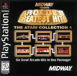 Arcades Greatest Hits PlayStation 1 Box Art