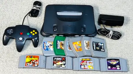 N64 Console and games we just bought from Connecticut.