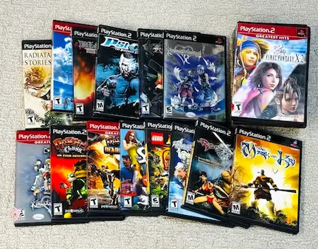 PS2 game collection sold to The Old School Game Vault from Ohio.