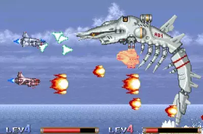 Earth Defense Force SNES shooter – upgrade-based side-scrolling shmup