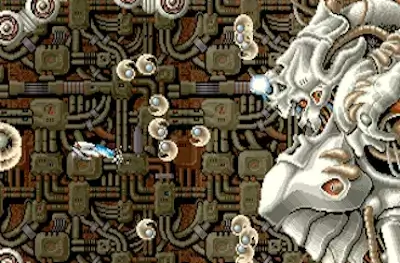 Super R-Type SNES gameplay screenshot – classic SNES shoot 'em up