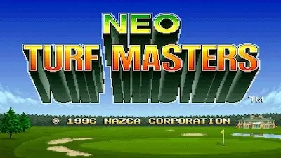 Neo Turfmasters golf game on Neo Geo system