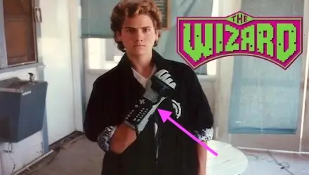 The Wizard 1989 movie scene featuring the NES Power Glove – nostalgic video game culture moment from the 80s