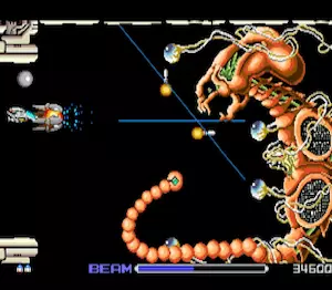 TurboGrafx-16 R-Type gameplay screenshot