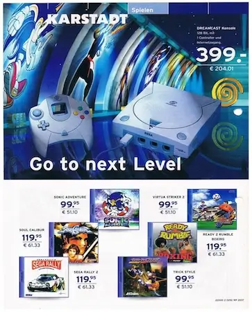 Sega Dreamcast advertisement – early 2000s sixth generation console ad