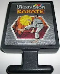 Ultravision Karate - Rare Atari 2600 Game Cartridge Sought After by Retro Game Collectors