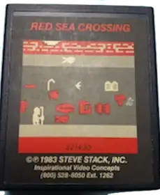 Red Sea Crossing - Rare Atari 2600 Game Cartridge Highly Sought After by Collectors
