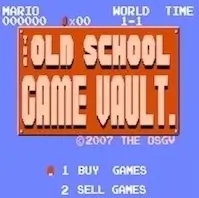 The Old School Game Vault logo