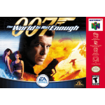 007 World Is Not Enough / James Bond N64 box art – first-person shooter for Nintendo 64