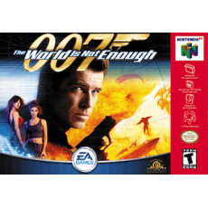 007 World Is Not Enough / James Bond N64 box art – first-person shooter for Nintendo 64