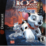 102 Dalmatians Puppies to the Rescue art work for the sega DreamCast