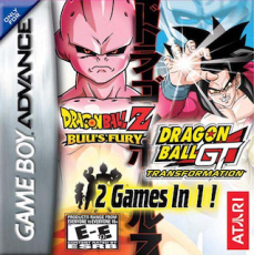 Dragon Ball Z Buu's Fury / GT Transformation art work – action game for Nintendo Game Boy Advance