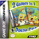 2 Games in 1 Double Pack: SpongeBob art work – licensed action game for Nintendo Game Boy Advance