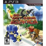 3D Dot Game Heroes art work – video game for PlayStation 3