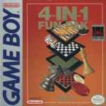 4 in 1 Funpak Volume II Game Boy box art – classic retro game for GameBoy