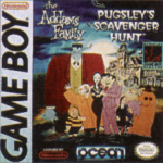 Addams Family Pugsley's Scavenger Hunt Game Boy box art – classic retro game for GameBoy