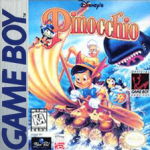 Pinocchio Game Boy box art – classic retro game for GameBoy