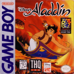 Aladdin Game Boy box art – classic retro game for GameBoy