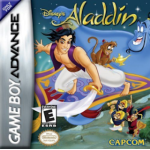 Aladdin art work – action game for Nintendo Game Boy Advance