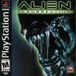 Alien Resurrection art work – video game for PS1
