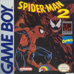 Spiderman 2 Game Boy box art – classic retro game for GameBoy