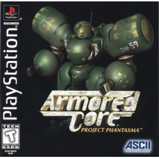 Armored Core Project Phantasma art work – video game for PS1