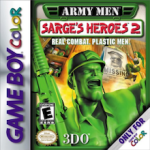 Army Men Sarge's Heroes 2 Game Boy Color box art – old GBC game trade in