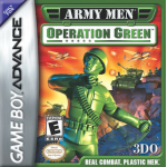 Army Men Operation Green art work – action game for Nintendo Game Boy Advance