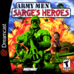 Army Men Sarge's Heroes art work for the sega DreamCast