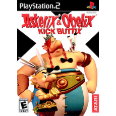 Asterix and Obelix Kick Buttix art work – video game for PlayStation 2