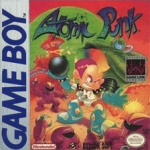 Atomic Punk Game Boy box art – classic retro game for GameBoy
